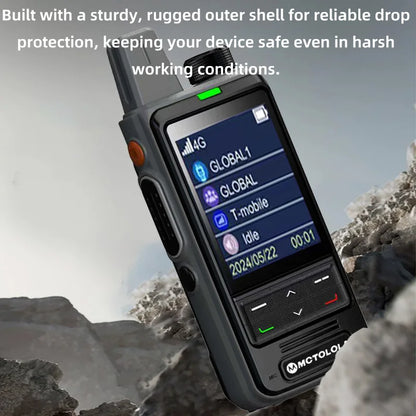 MOTOLOLA 4G Lifetime Free SIM Card Handheld Radio 2.4-inch Large Screen Remote 5000km Bidirectional Wireless Communication Equip