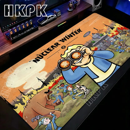 HD Printing Mousepad Fallout 4 Gamer Large Mouse Pad XXL Keyboard Non-slip Rubber Laptop PC Gaming Office Computer Desk Mats