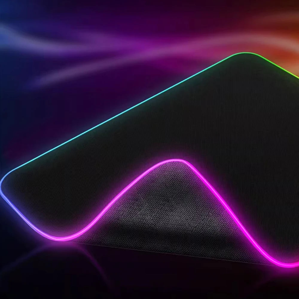 Music Pioneer DJ  Mouse Pad Waterproof RGB LED Light Colorful Game Keyboard Non-slip Cover Desk-mat Surface