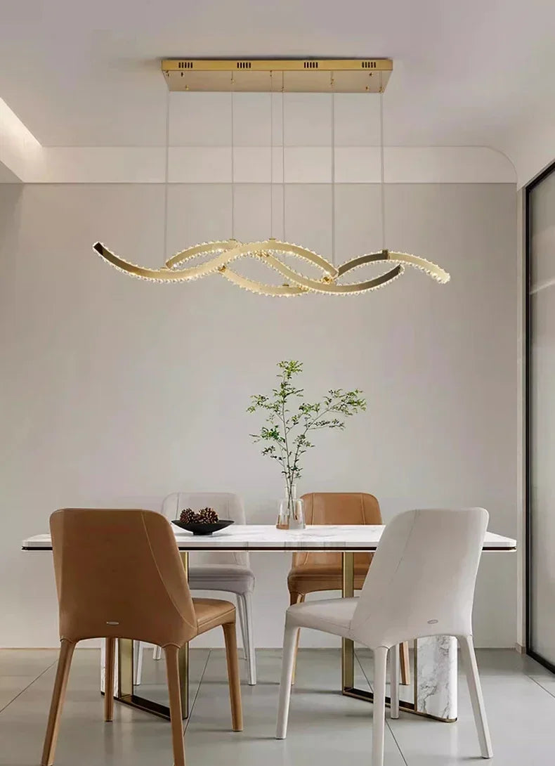 home decorationPendant lights, luxury crystal living room chandelier, dining room Pendant lamp, ceiling light, indoor lighting