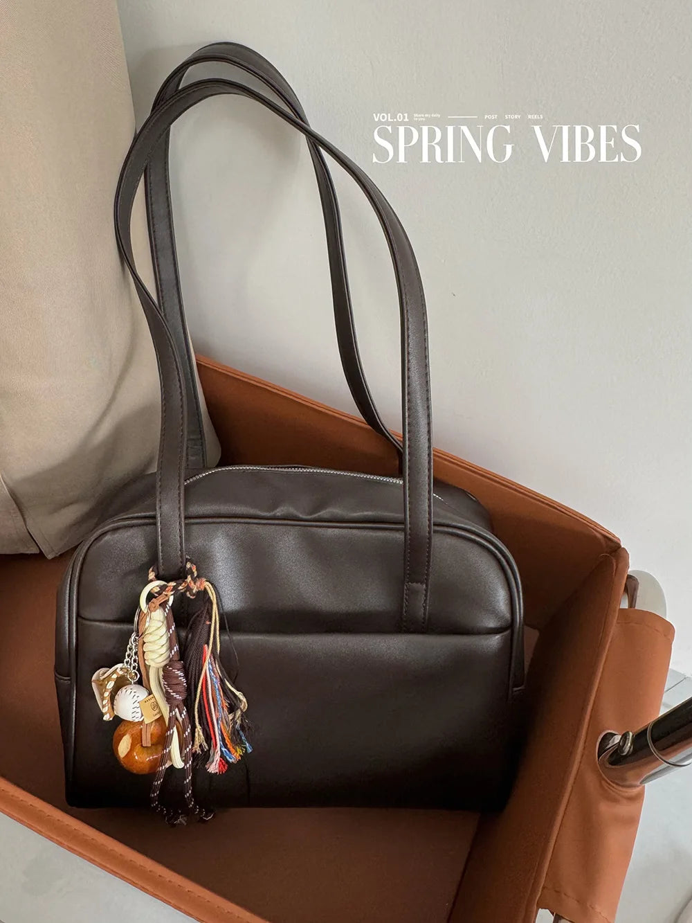 CGCBAG Vintage Designer Luxury Women Tote Bag Casual Lage Capacity Female Shoulder Bag High Quality PU Leather Ladies Handbags