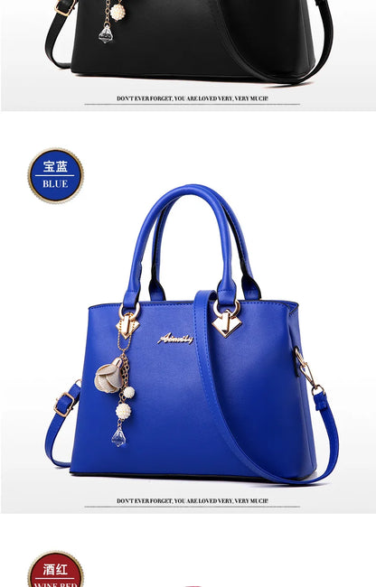 Luxury Handbags Women Bags Designer High-quality Leather Shoulder Bags for Women 2025 Casual Solid Color Purse and Handbags Sac