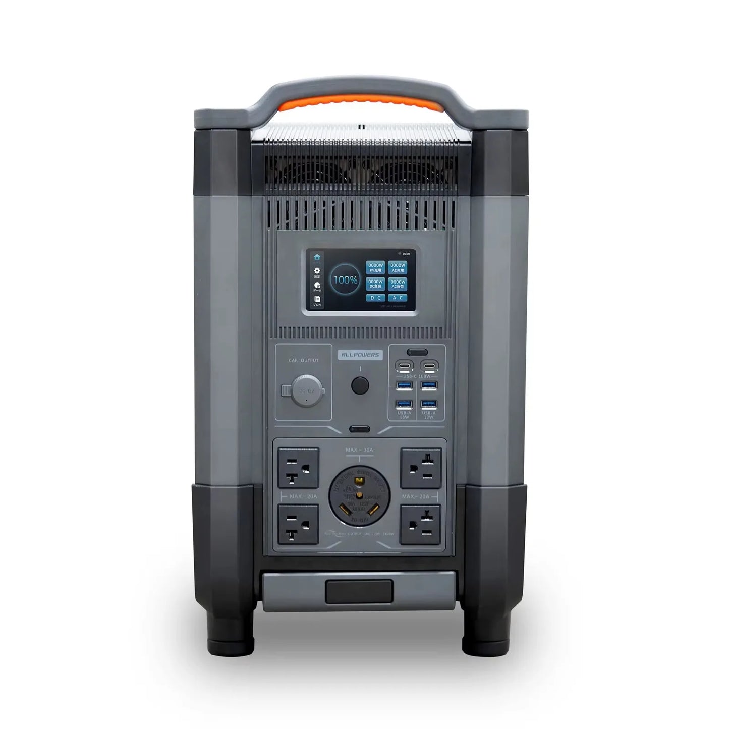 4000W 3456Wh LiFePO4 Portable Power Station UPS Solar Generator MPPT