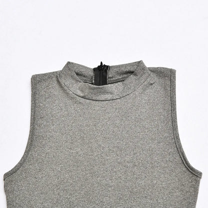 Hot selling 2022 summer new women's sleeveless slim fitting high waisted sports jumpsuit