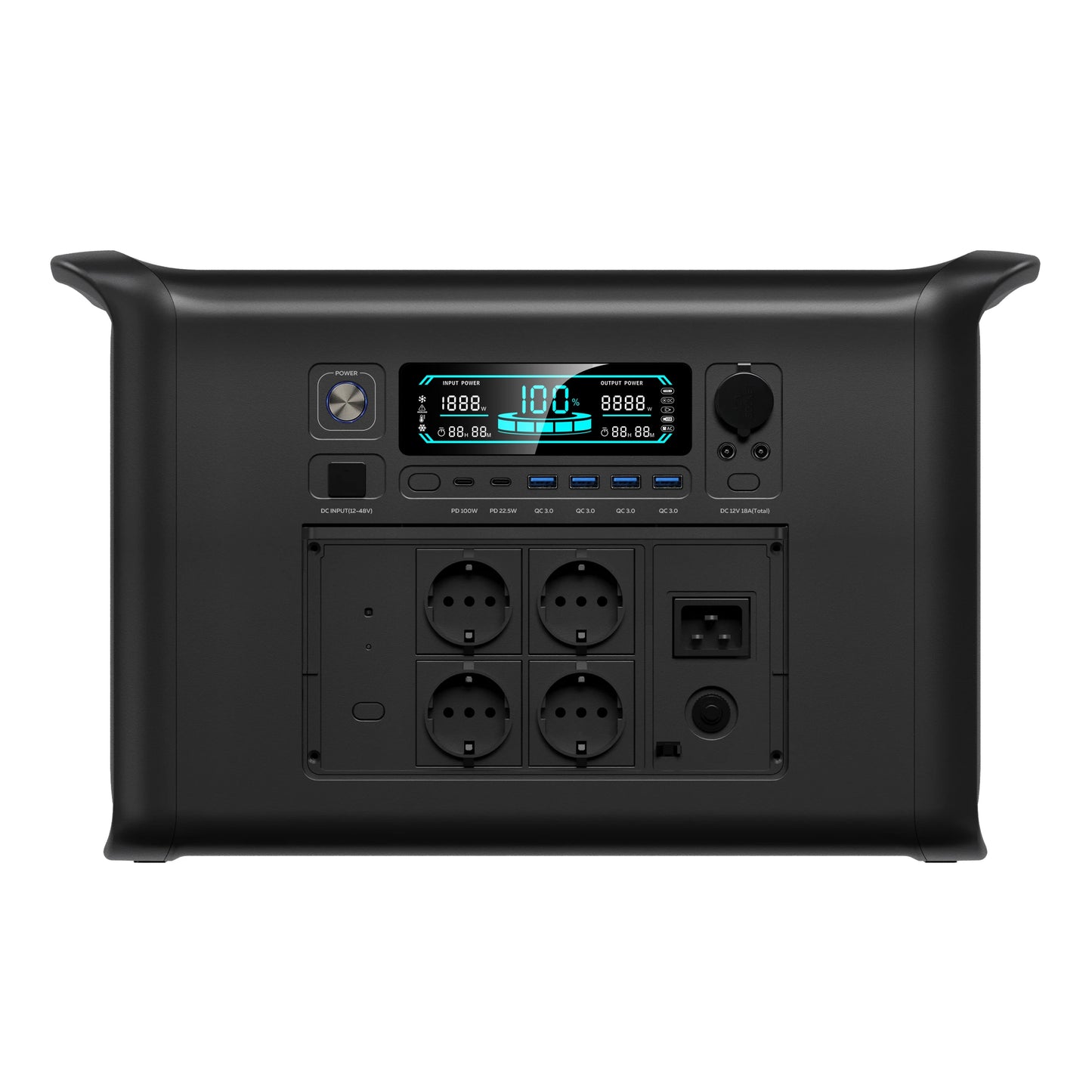 Ukraine Stock Power Stations 1000W 2000W 2400W Portable Power Station Lifepo4 Battery 220V AC Електростанції За