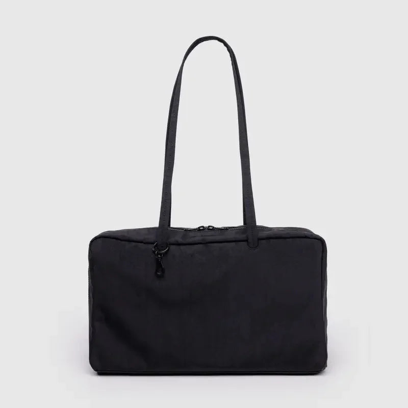 Brand Nylon Bowling Tote Bag Women Luxury Large Capacity Simple Versatile Shoulder Purse Ultralight Zipper Commuting Travel Bag