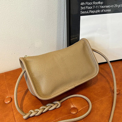 100%Real Cowhide Genuine Leather Sac Fashion Women Crossbody Bags For Ladies New High Capacity Shoulder Bag Handbag Female Purse