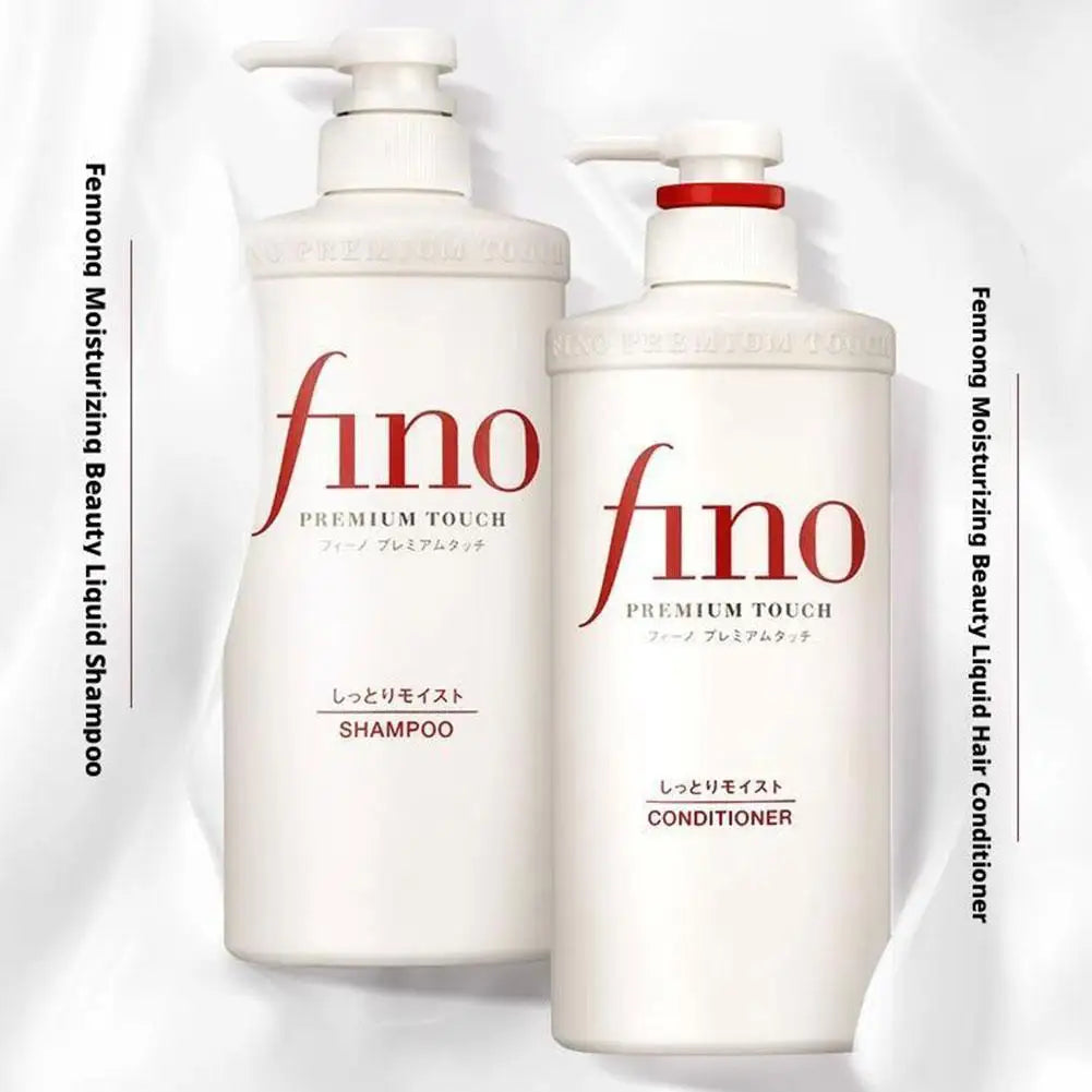 Fino Shampoo Conditioner 550ml Oil Control Volumizing Smooth Hair Mask Repair Dry Damaged Hair Moisturizing Nourishing Treatment