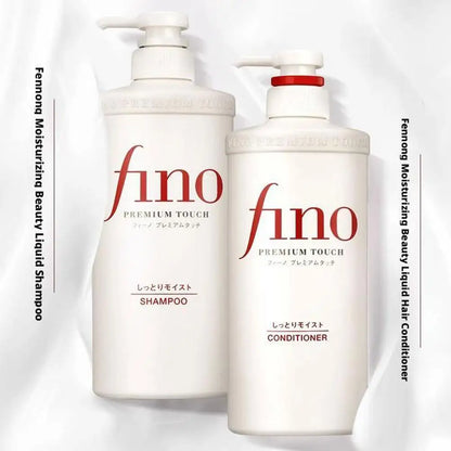 Fino Shampoo Conditioner 550ml Oil Control Volumizing Smooth Hair Mask Repair Dry Damaged Hair Moisturizing Nourishing Treatment