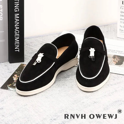 Not Logo Women's Adult Summer Rubber Casual Stitching Flats Sandals - Low Price