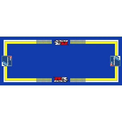 Motorcycle Carpet Polyester Parking Mat Display Carpet Racing Bicycle Carpets Mat Anti-slip Bedside Rugs Customized Display Rug