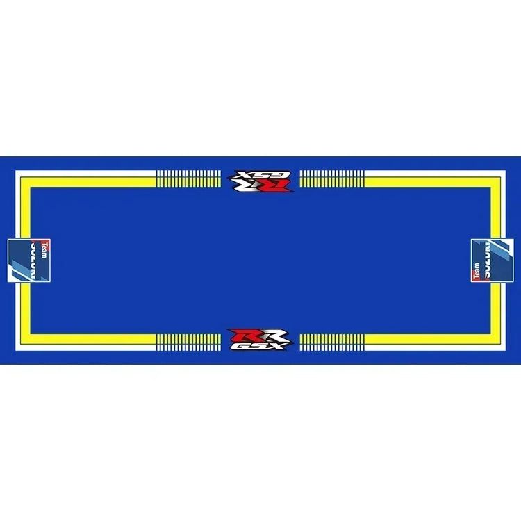 Motorcycle Carpet Polyester Parking Mat Display Carpet Racing Bicycle Carpets Mat Anti-slip Bedside Rugs Customized Display Rug
