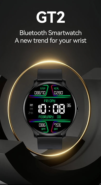 2025 New Smart Watch Heart Rate Sleep Health Monitor Bluetooth Talk Ladies Sport Smart Watch for Android IOS