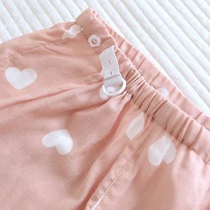 Pure cotton gauze Thin Japanese kimono Nursing pajamas Pregnant women's home clothing