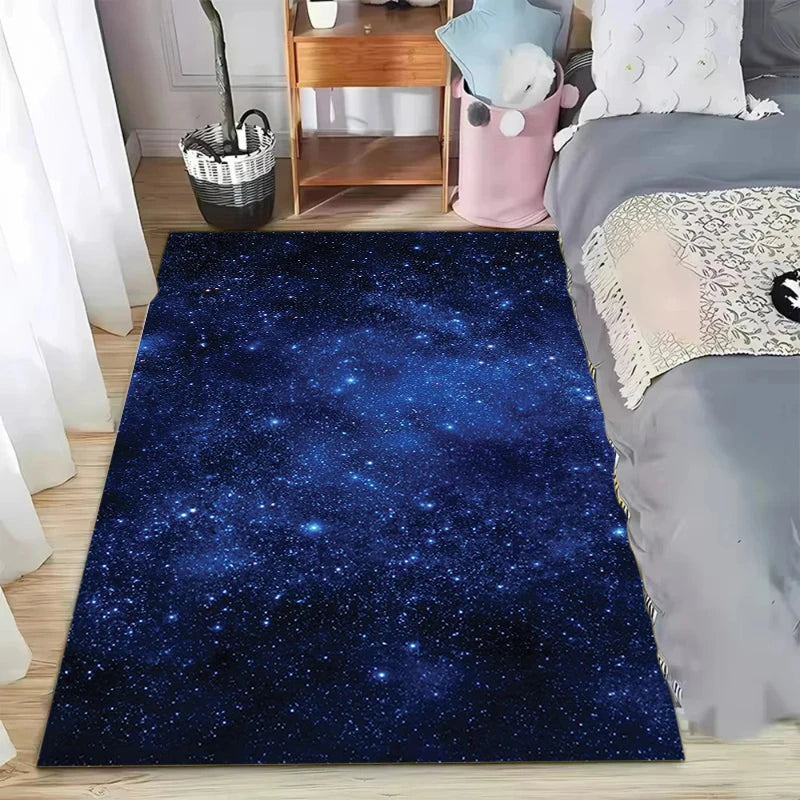 Solid Navy Blue Velvet Area Rugs Non-Slip Entry Door Mat Washable Carpet for Living Room Bedroom Home Decor Washroom Floor Mat