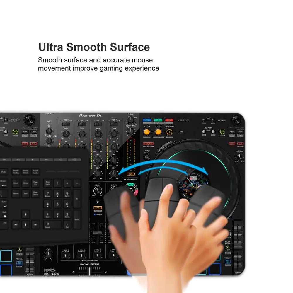 Mouse Pad Music Radio Dj Panel Gamer printon demand Custom Computer MousePad Natural Rubber Office Soft PC Accessory Desktop Pad