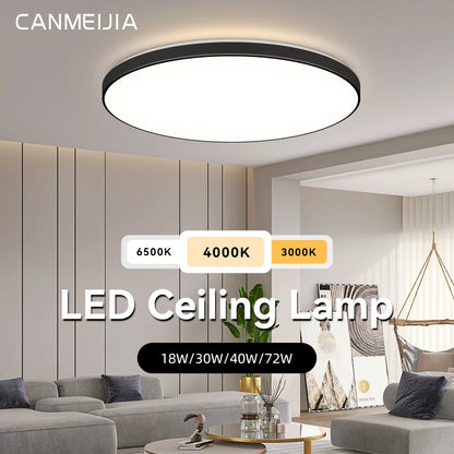 LED Ceiling Lamp 15W~50W Kitchen Light Fixture Bedroom Corridor Lustre Plat Led Lights Living Room Decor 220V Ceiling Chandelier