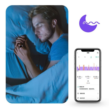  2026 New Smart Ring Heart Rate Blood Pressure Sleep Monitoring Motion Tracking IP68 Waterproof Men Women Smart Ring Holiday Gi