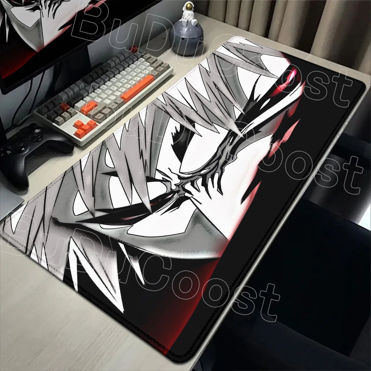2026 New Anime HD Wallpaper Bleach Mouse Pad Laptop Gaming Keyboard Mat XXL Large 900x400mm Desk Mat Cool E-sports Mats Mousepad