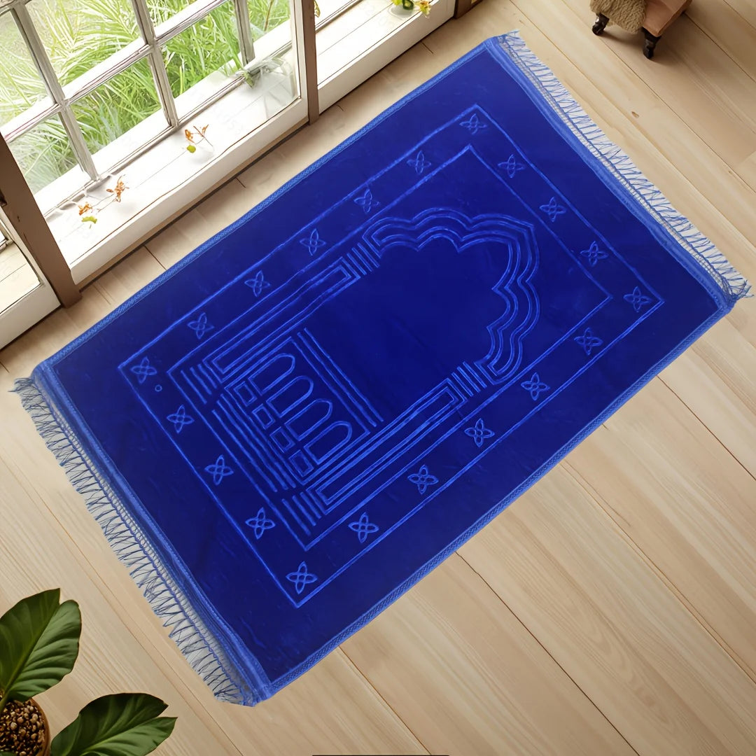 VIKAMA Women's Prayer Decor Islamic Style Carpet - Suitable for Muslim Prayer Mats, Living Room, Bedroom. Can Be Carried Around.