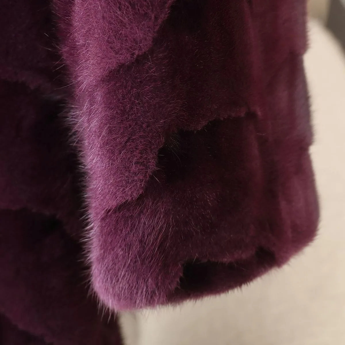 2026 Hot Selling Winter New Style Real Fox Fur Collar High-end Mink Coat Women's Long Real Mink Fur Coat