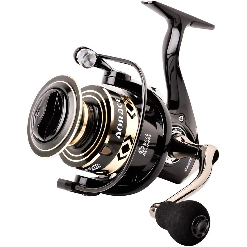 Spinning Fishing Reel Max Drag 15Kg Gear Ratio 5.2:1 Carp VP1000-6000 Aluminium Spool Spinning Saltwater Wheel Pesca Reels
