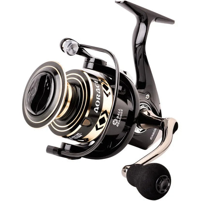 Spinning Fishing Reel Max Drag 15Kg Gear Ratio 5.2:1 Carp VP1000-6000 Aluminium Spool Spinning Saltwater Wheel Pesca Reels
