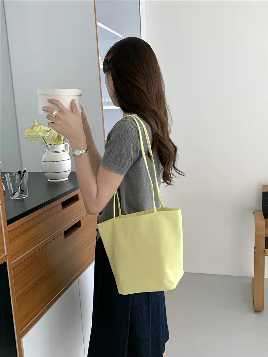 Casual Nylon Bucket Bags for Women Shoulder Bag Fashion Soft Women Bag NEW Tote Purses and Handbags Female Shopper Commuter Bags