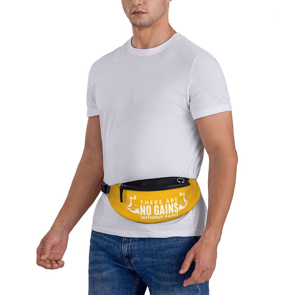 Powerhouse Gym Fanny Bag Custom Bodybuilders Fitness Crossbody Waist Pack Men Women Cycling Camping Phone Money Pouch