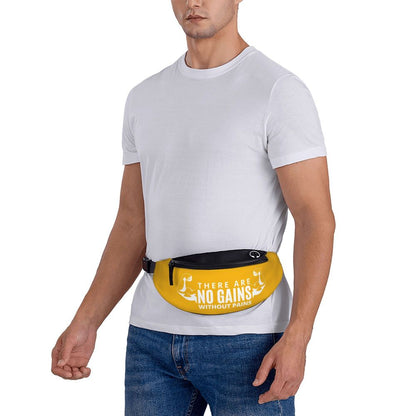 Powerhouse Gym Fanny Bag Custom Bodybuilders Fitness Crossbody Waist Pack Men Women Cycling Camping Phone Money Pouch