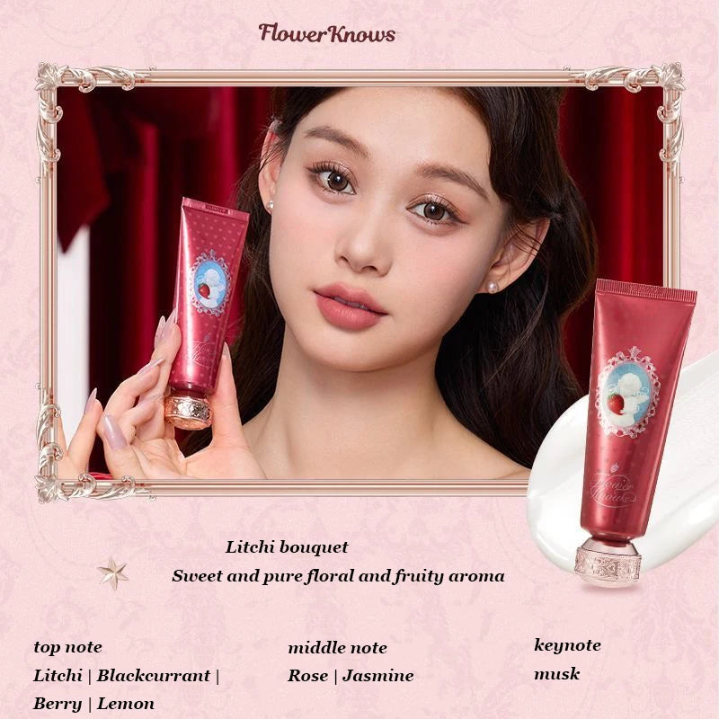 Flower Knows Strawberry Cupid Box Collection Make Up Sets Cosmetics Full Set Palette Pressed Powder Blush Lipstick Gift Box