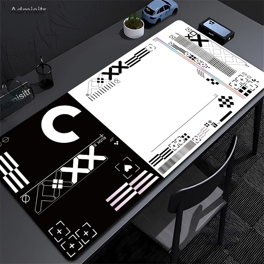 90x40cm Large Size Mouse Pad Art Desk Pads Printstream Gaming Mice Pad Non-slip Rubber Mat Company Long Table Mats XXL For Csgo