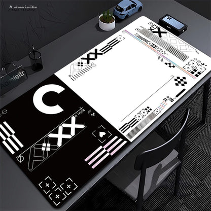 90x40cm Large Size Mouse Pad Art Desk Pads Printstream Gaming Mice Pad Non-slip Rubber Mat Company Long Table Mats XXL For Csgo