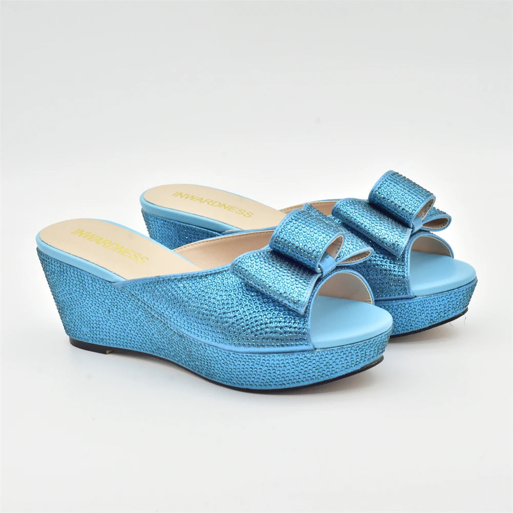 Designer Shoes Women Luxury 2026 Italian In Women High Quality African Wedding Shoes Spring Shoe Platform Woman Summer Slippers