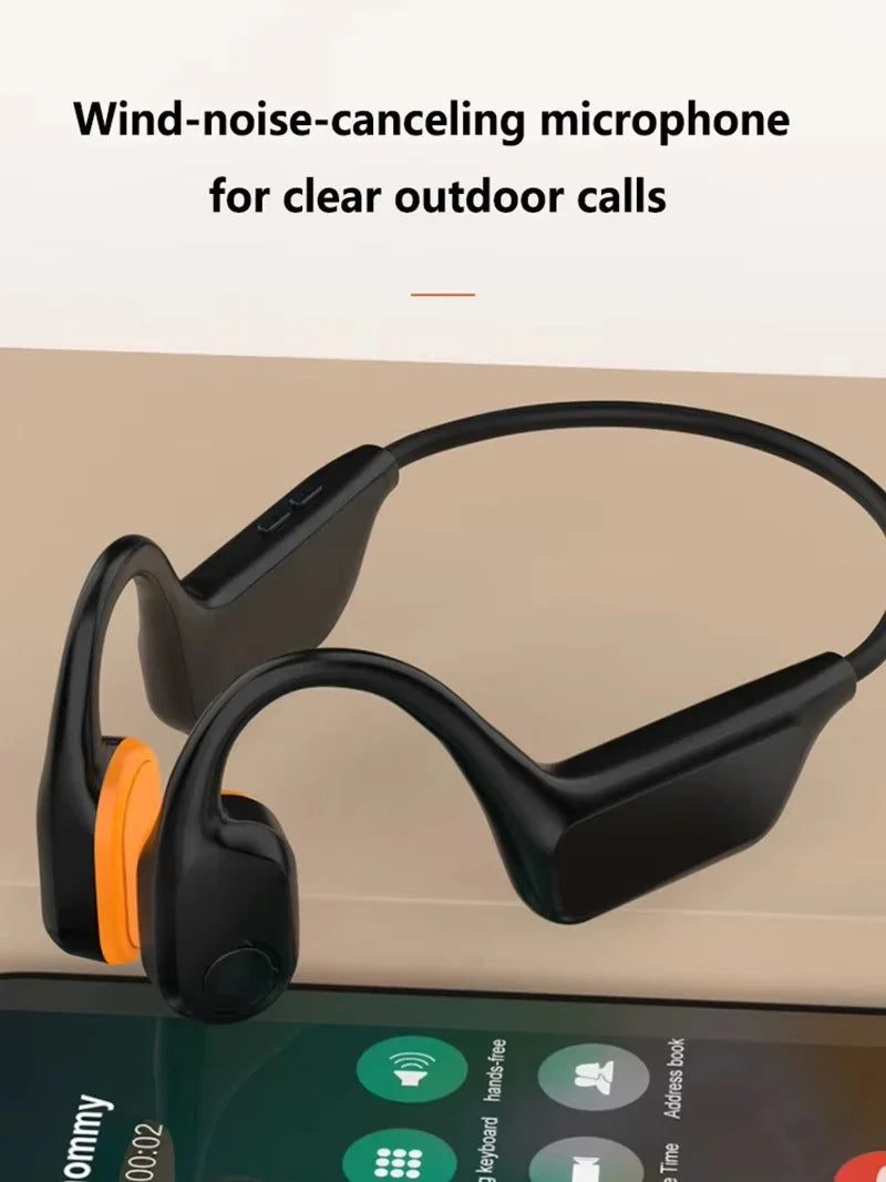 KS8 Open Air Conduction Neckband Sports Earphones Bluetooth 6.0 Ip56 Waterproof Wireless Headset For Running Fitness Commute