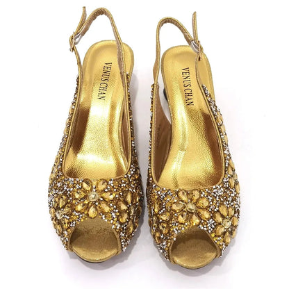 2024 Shoes and Bag for Party Wedding Plus Size Women Shoes 43 High Heels Sexy Ladies Luxery Shoes Women Dress Pumps with Purse