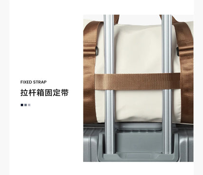 LEE Smart Gym Duffel Bag with Shoe Compartment Dry Wet Bag Men Women Waterproof Large Size Sport Training Luggage Travel Bag