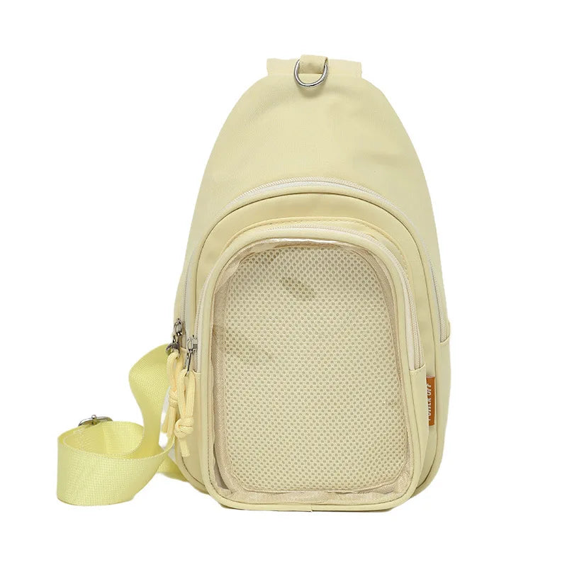 Kawaii Japanese Itabag Girls Soft Nylon Backpack Crossbody Bags 10CM Doll Women With Display Plate Cross Body Sling Pouch 2025