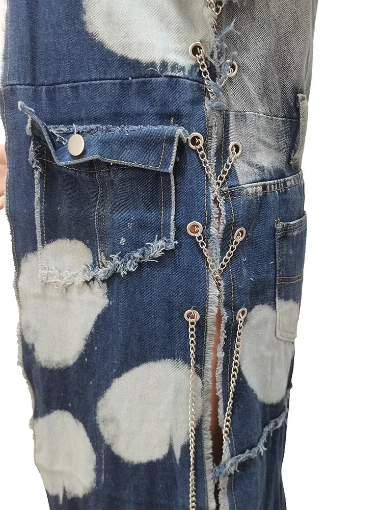 Wmstar Women Clothing Denim Coat Trench Jacket Fashion Street Out Wear Cool Pockets New in Long Tops Wholesale Dropshipping 2023