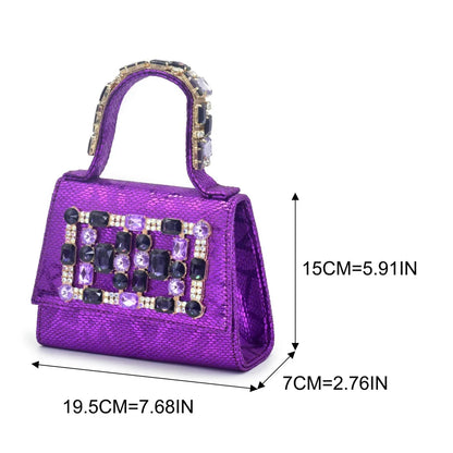 2026 New Design Elegant Women's High Heels Shoes & Bag Set Rhinestone-Embellished Designer Shoes Perfect for Special Occasionss