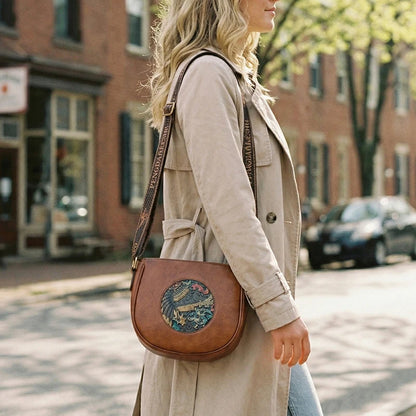 Vintage 3D Floral Embossed Crossbody Bag Soft Leather Elegant Shoulder Bag Luxury Handbag Women Bags Designer Mother Ladies Sac