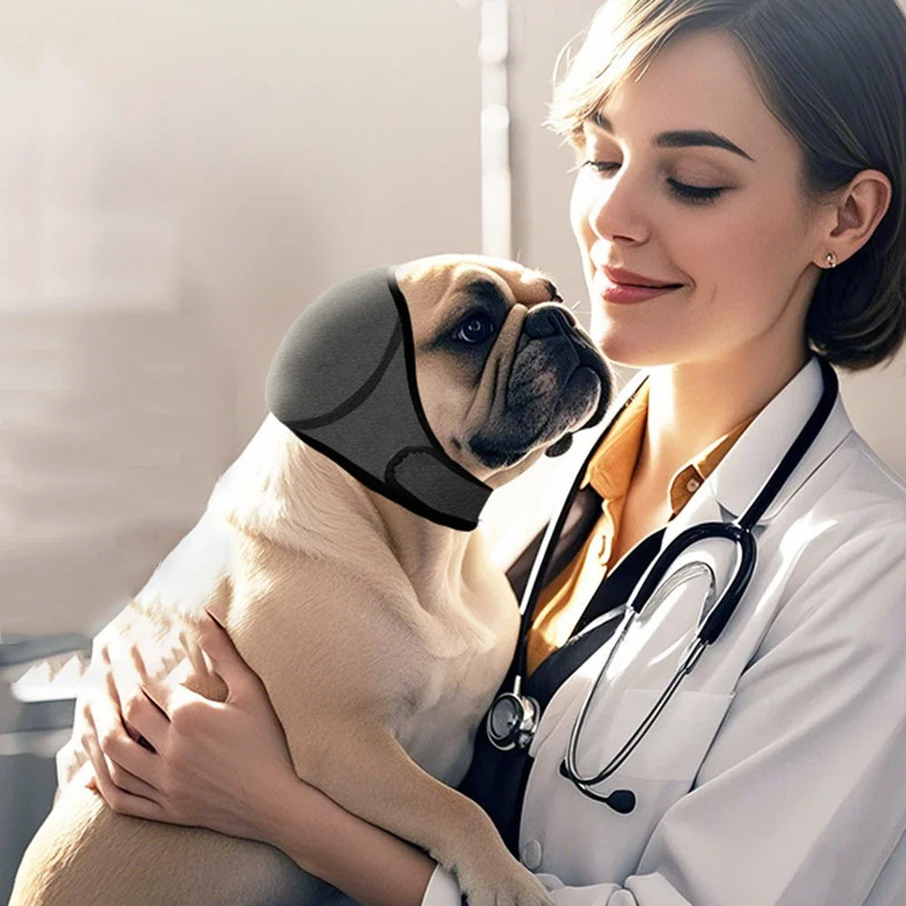 Dog Noise Reduction, Sound Insulation, Ear Muffs, Swimming Waterproof Headgear, Dog Emotional Soothing Headgear