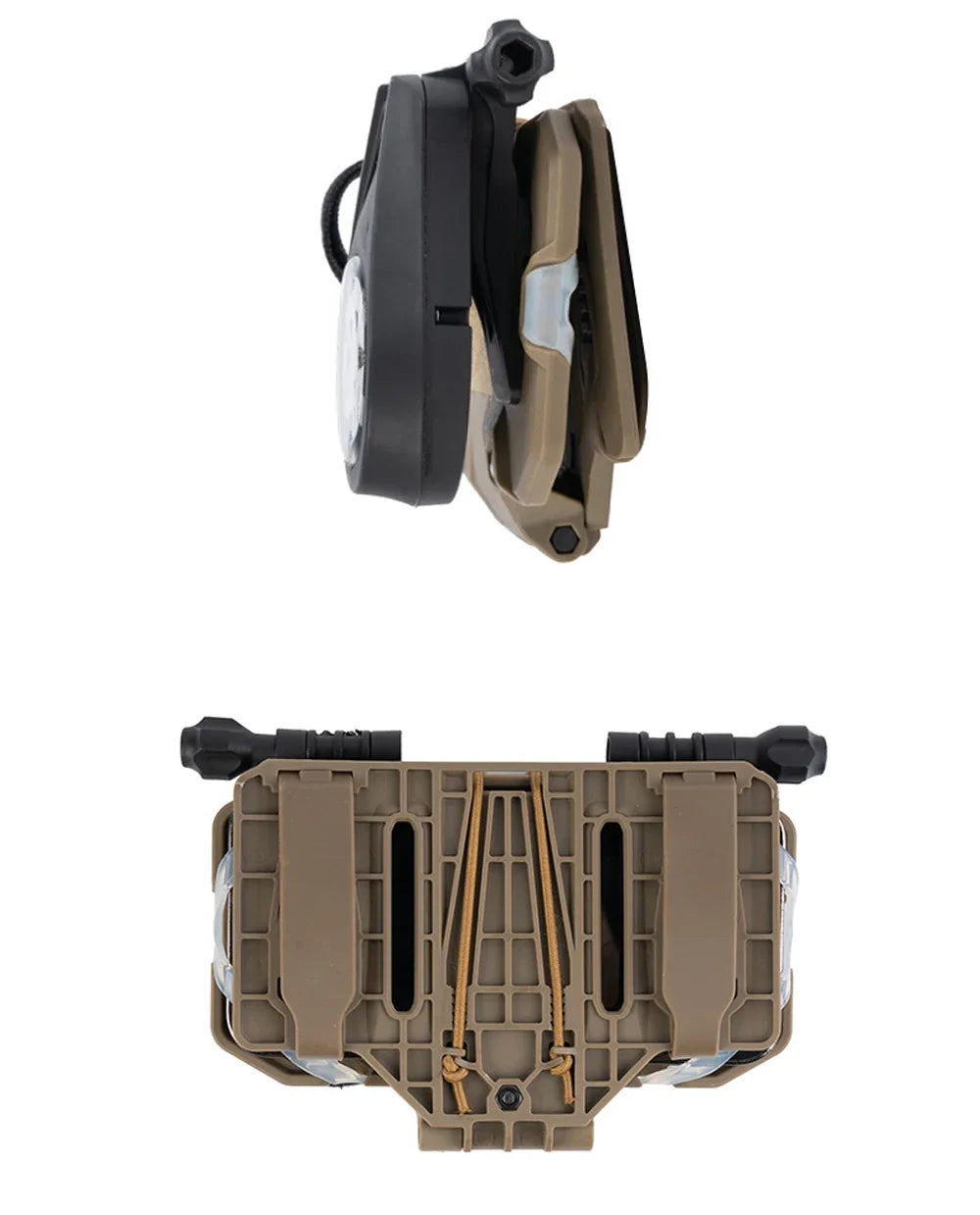 Tactical Militar Outdoor Survival Compass for MOLLE Mobile Phone Holder Navigation Board Foldable Admin Panel Hunting Vest Gear