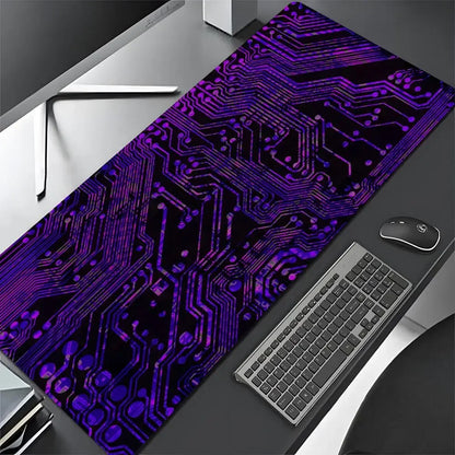 Inside Motherboard Circuit Board Mouse Pad Large Keyboard Anti-slip 900X400 Table Cushion Office Desk Mat Pc Gamer Accessories