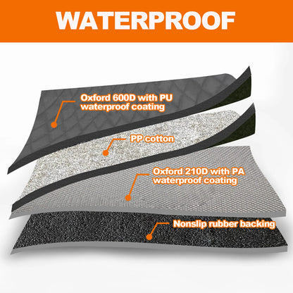 Dog Car Seat Cover Waterproof Pet Dog Carriers Travel Mat Rear Back Seat Safety Pad Hammock For Small Medium Large Dogs Car