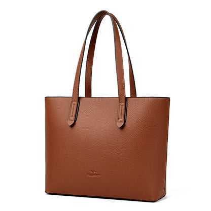 Genuine High Quality Large Capacity Shoulder Bag Female Tote Bag New Luxury Designer Handbag For Fashion Women Brand Shopper Bag
