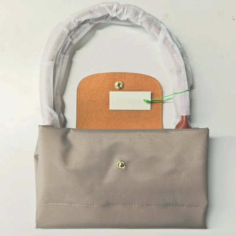 2026Foldable hobos nylon Handbag Bags Classics Lady Tote Bag embroidered Shoulder Bags short and long handles bags FOR women