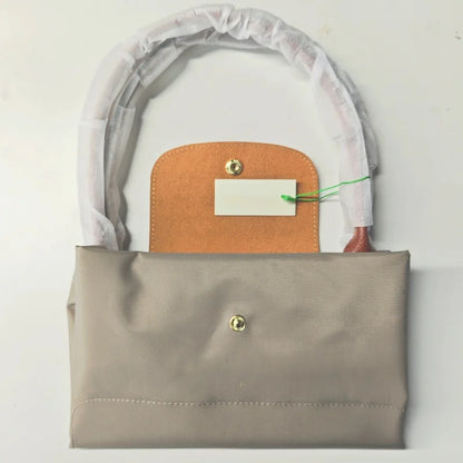 2026Foldable hobos nylon Handbag Bags Classics Lady Tote Bag embroidered Shoulder Bags short and long handles bags FOR women
