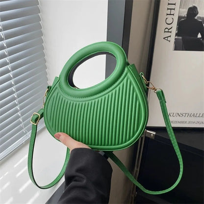 Chic Stripe Design Crossbody Bags for Women Elegant Synthetic Leather Handbag, Purse, Luxury Look Shoulder Bag for Everyday Use