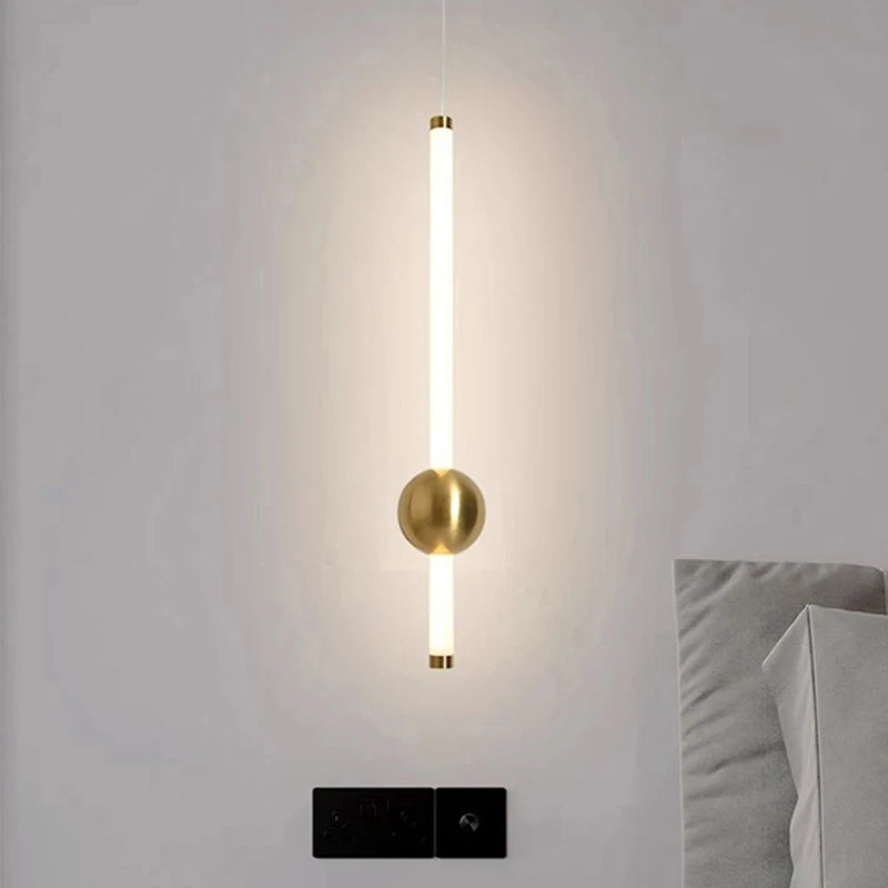 1pc Modern Home Decor LED Lights Bedroom Lamp Bedside Pendant Light Lamps LED Chandeliers Hanging Light Indoor Lighting
